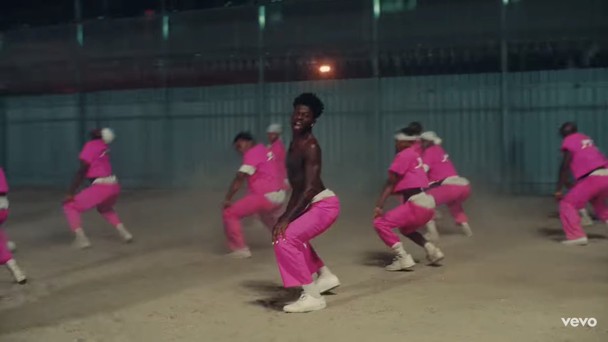 SirBoulevard's tweet image. A Group Men Are Seen Twerking With The Pop Star @LilNasX At Gag City Jail.