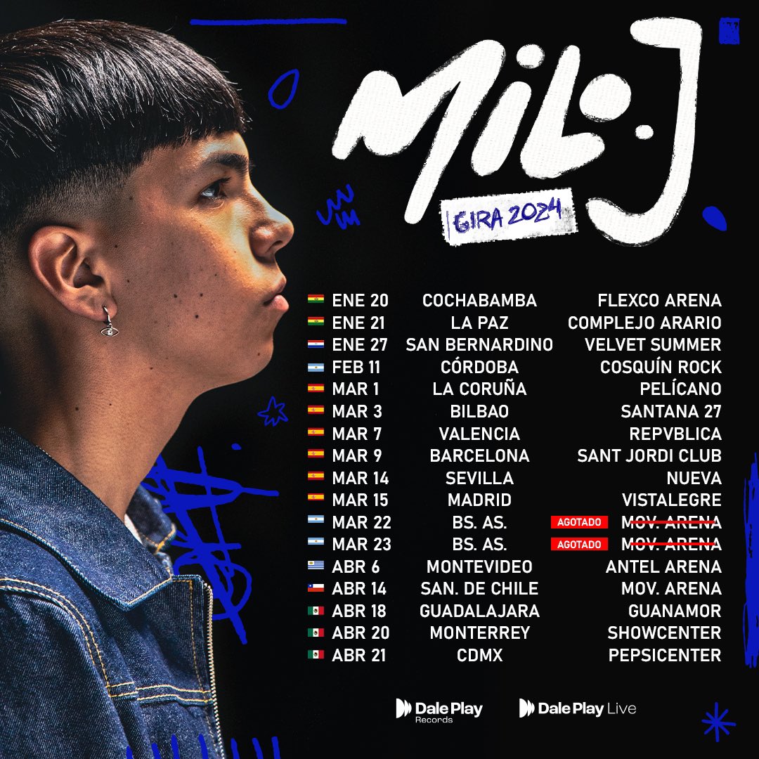 Venta de entradas para el concierto de Milo J en Chile - La Tercera
