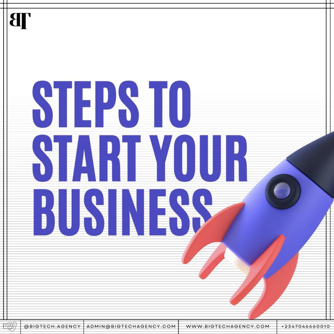 bigtech_agency's tweet photo. π Ready to kickstart your entrepreneurial journey? Here's a roadmap to guide you:
1. Conduct Market Research
2. Write Your Business Plan
3. Fund Your Business
Ready to turn your dreams into reality? Let's build that empire! π₯ #StartupTips #BusinessSuccess #bigtechagency https://t.co/5YiuvGQKqx