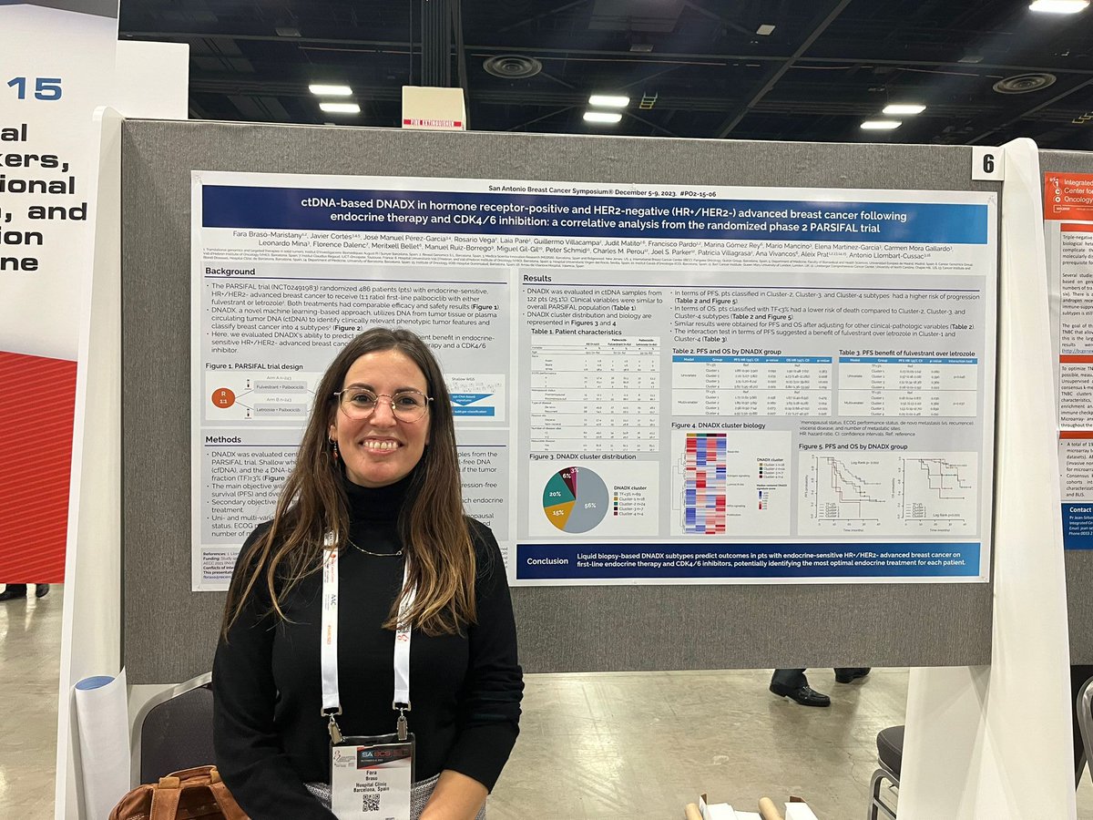 Exciting news at #SABCS23! Check out our correlation study from the #PARSIFALtrial with @RevealGenomics that harnesses the power of #liquidbiopsies and #machinelearning.

#BreastCancer #DNADX #ClinicalResearch