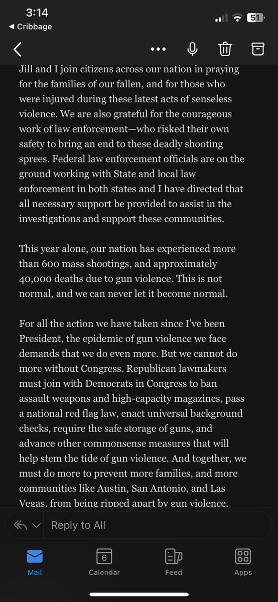 Casey_Harrison1's tweet photo. POTUS statement in recent shootings, including today’s at UNLV @LasVegasSun https://t.co/DoVWVbhTRR
