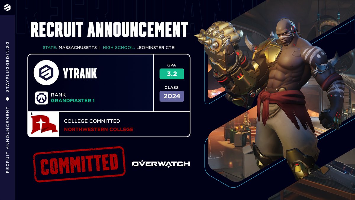Stay_Plugged_In's tweet photo. New #SPINCommit π
Congratulations to YTrank on committing to @nwcesports π©βοΈ
The Raiders are adding a Grandmaster player to their roster, and we're excited to see what kind of impact YTrank will have on the team! π«‘ https://t.co/GGQeH9Jo5p