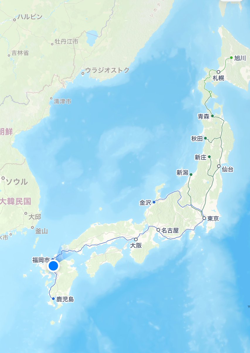 tan3da's tweet image. 豊洲pipより北朝鮮の方が近い