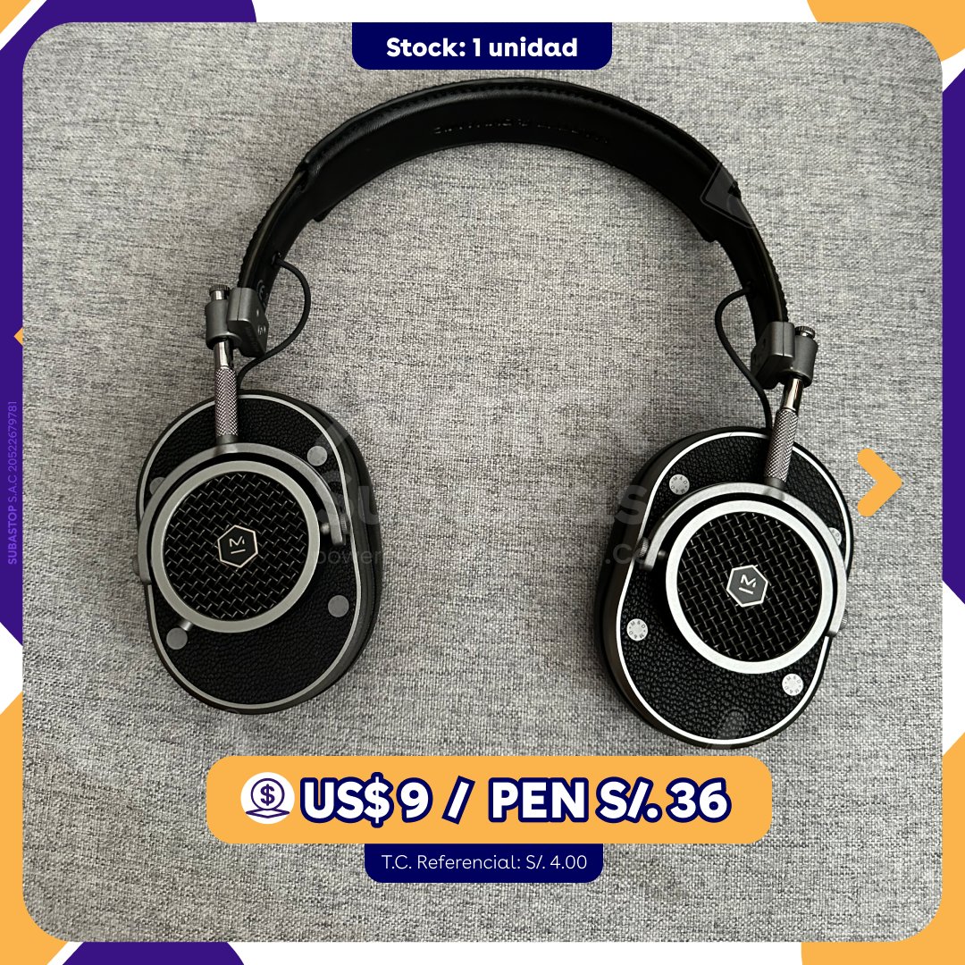 vmcsubastas's tweet image. 😎 APROVECHA LA SEMANA TECH, ¡SIN COMISIÓN! 🎧
Juega para ganar la oportunidad de comprar los HEADPHONES de tus sueños. 🙌
💸 Precios Base: US$9 🤯
🕑 🗓Miércoles 20 de diciembre desde la 1:40 p.m.
📌Ofrece: SubaStop

vmcsubastas.com/subastop
#semanatech #headphones