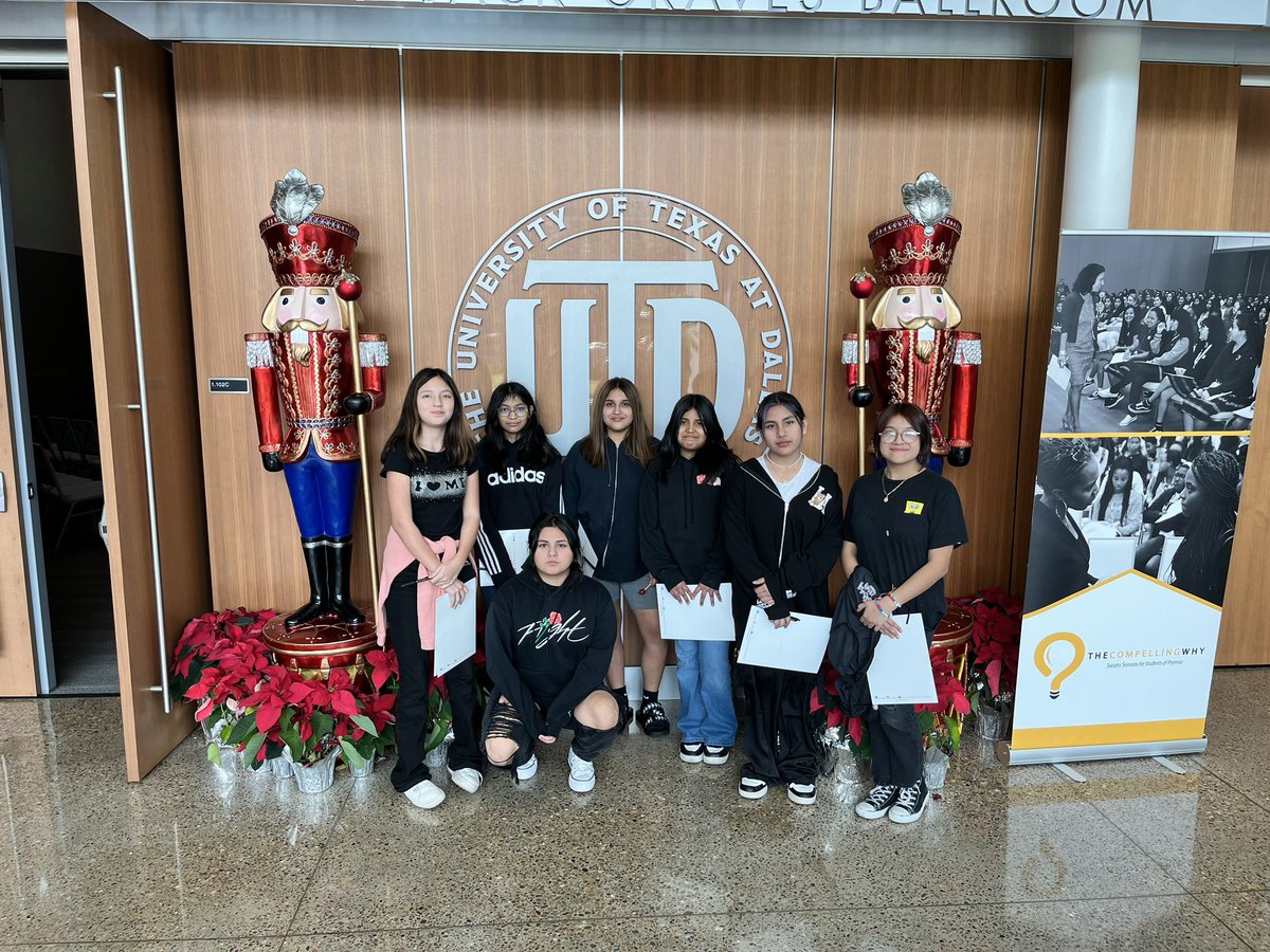 Thanks to <a href="/CompellingWhy/">The Compelling Why</a> for the opportunity for our scholars to learn from some amazing Latina leaders #OpportunityKnowledge #AVID4Possibility <a href="/UT_Dallas/">UT Dallas</a>