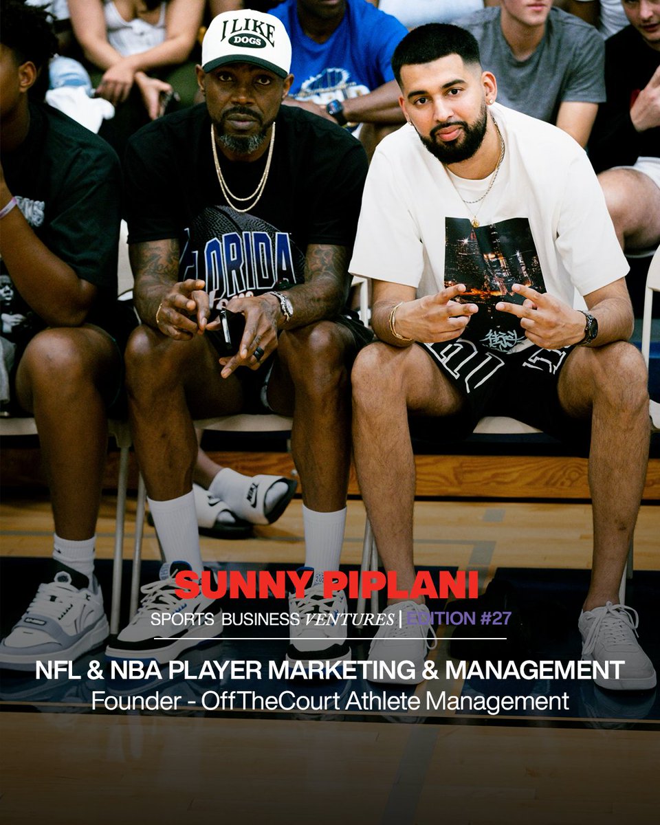 Check out the incredible story of Sunny Piplani, Founder of OffTheCourt Management and working with @ThisIsUD and @WayofWade.