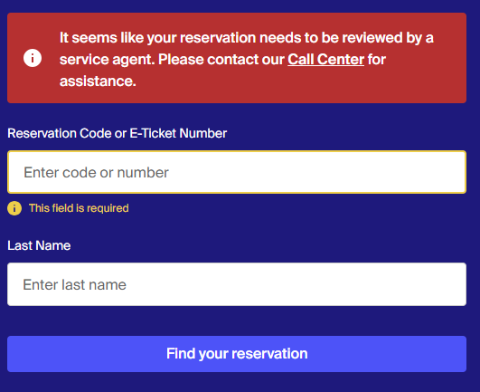 fibbit1983's tweet photo. Hi @CopaAirlines I have a booking I am trying to change but am unable to do so because of this error. Never changed before. Link to Call Center not helpful as no number for UK. My flight is 11 December and I need to extend it, please advise urgently. Thanks https://t.co/1hZqJglV4U