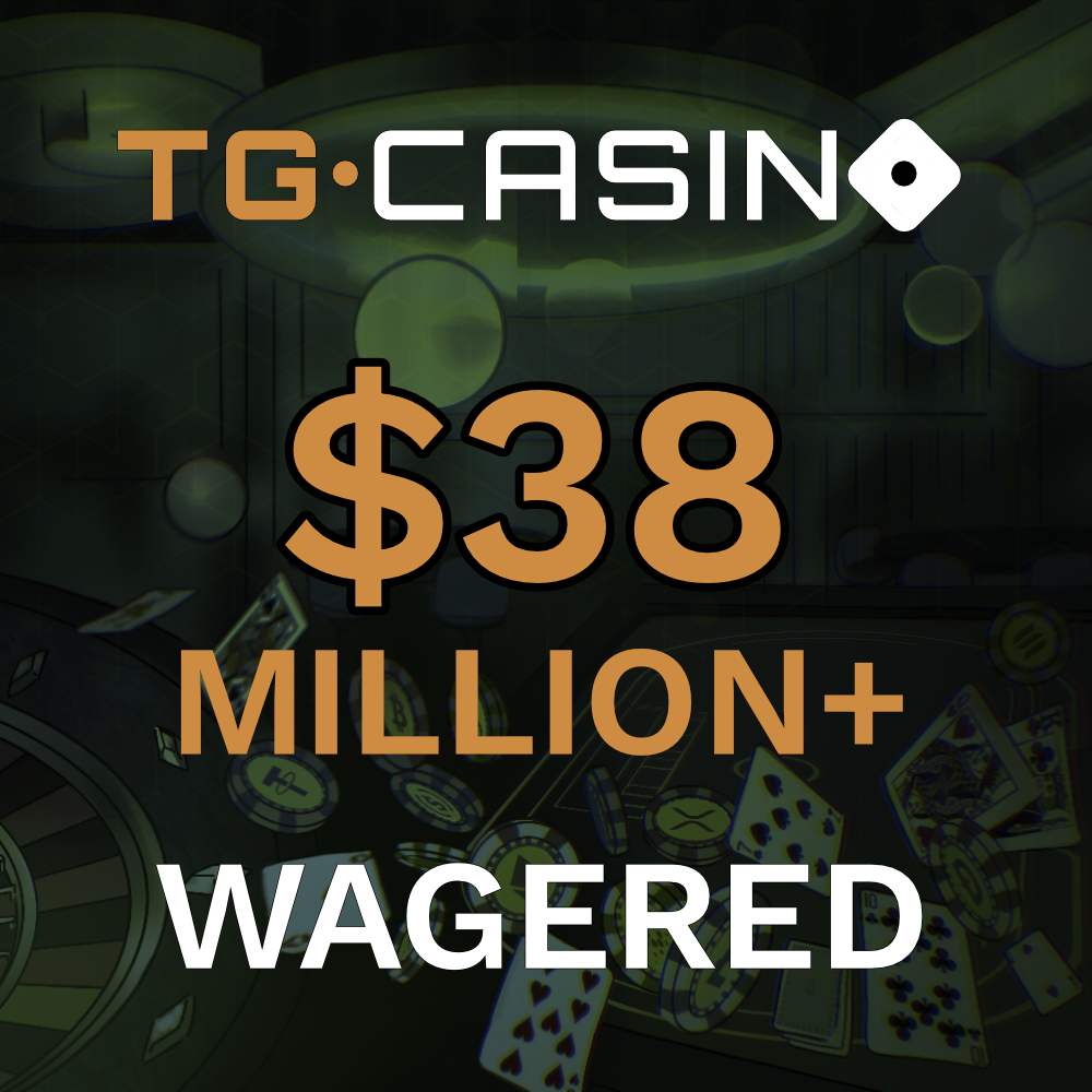Time for a quick numbers update!

$38m+ USD now wagered in the casino

$3.7m USD in total deposits in the casino

2450+ Players in the casino

All this while in presale, wait till we launch! 🚀