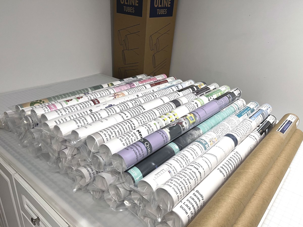 ConferPostersCA's tweet photo. Excited to support the amazing KIN104 poster session with 55 posters delivered! Instructors-get a 20% discount for bulk deliveries of 10+ posters PLUS free templates, quality checks &amp; loads of student support!   #academicposters #posterprinting #localbusiness https://t.co/EkqhTLzqVt