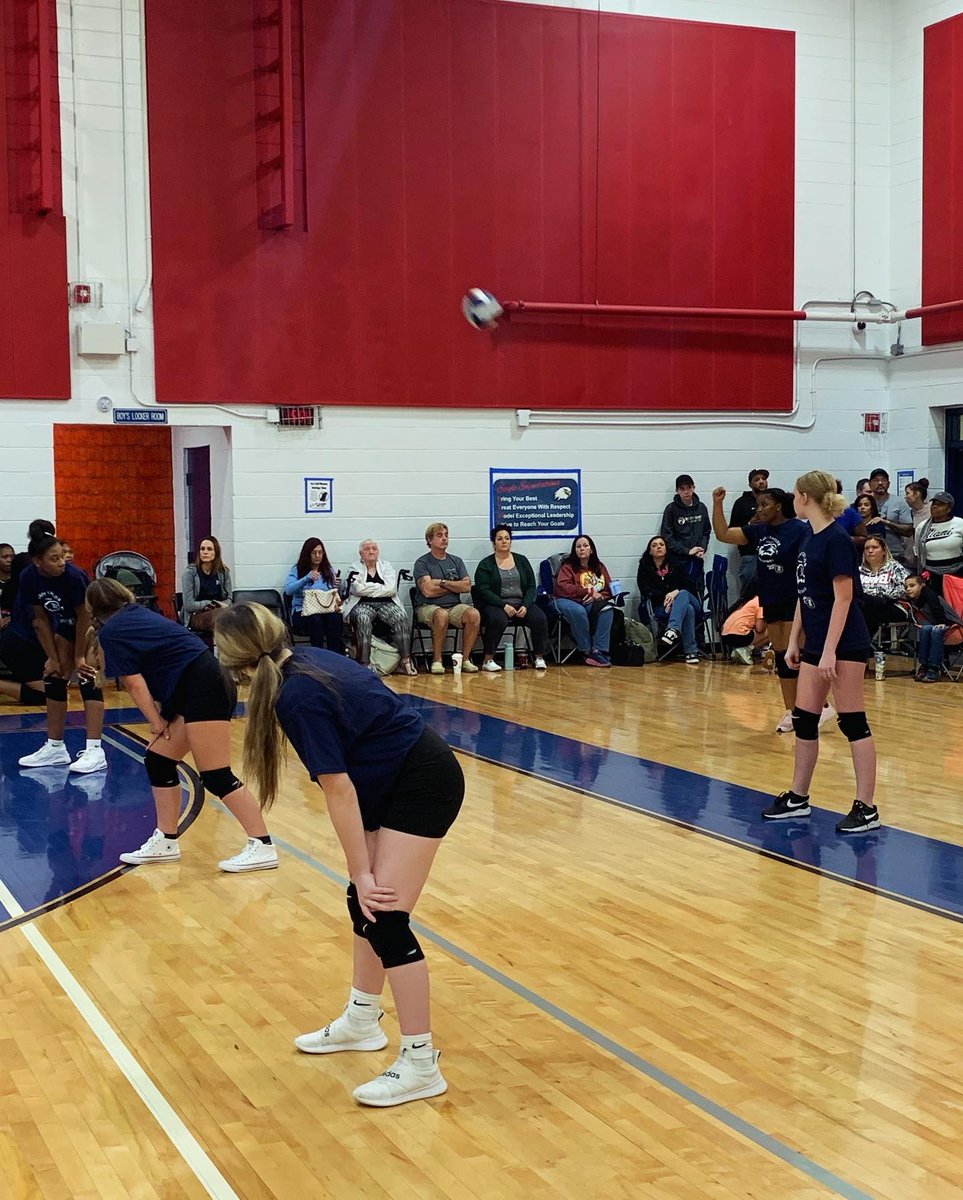 Packed house at Volleyball tonight! Go, Eagles! 🦅💙