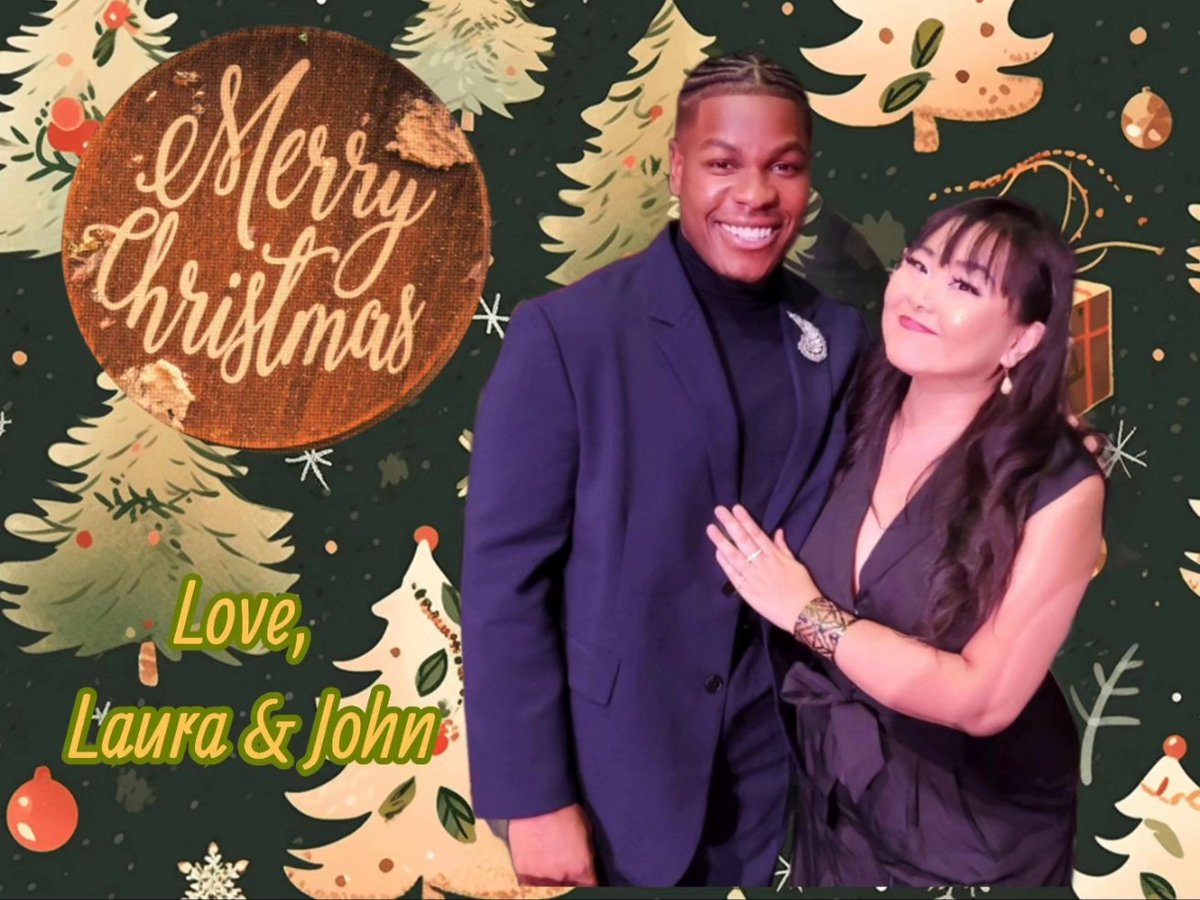 If you've known or been following me for a long time, you know I'm a huge John Boyega fan aka #BAEyega... so when I met him and told him I'd love for him to be my Holiday card this year, he was like, 'let's do it!' BEHOLD: My 2023 Holiday Card