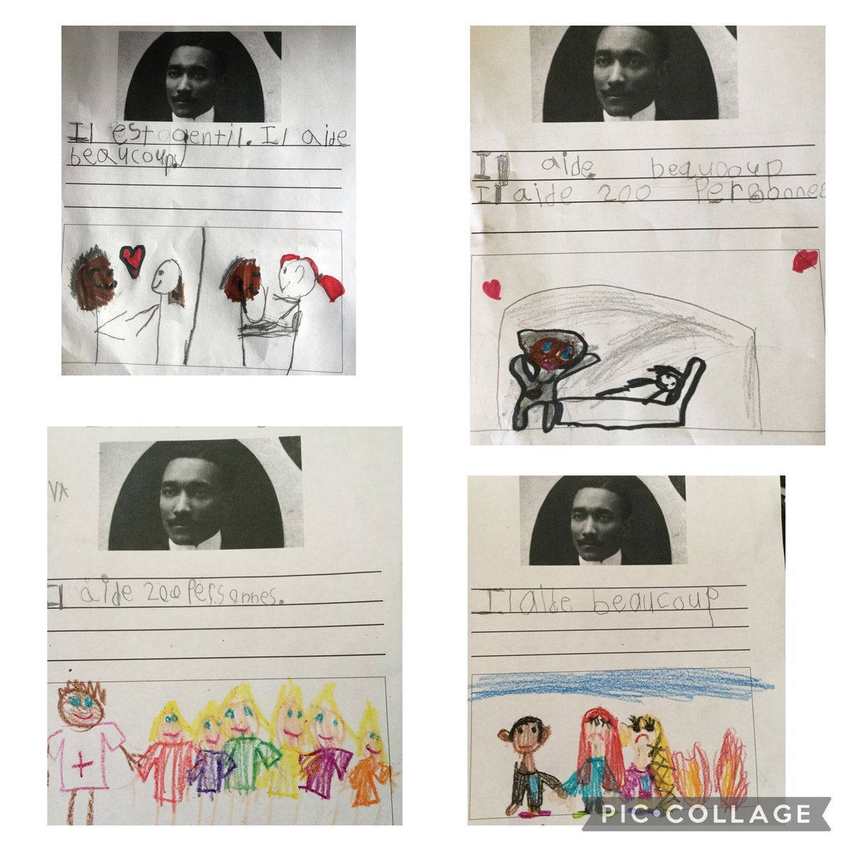 Remembering Doctor Ligoure's on the anniversary of the Halifax Explosion.  One student wrote : "He is a doctor. He is black just like me." #hrce #HalifaxExplosion