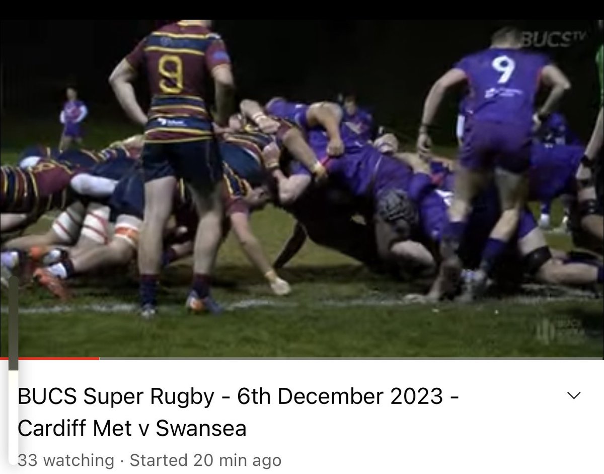 SportBroadcastMSc & Sport MediaBSc (@metbroadcast) on Twitter photo Awesome <a href="/BUCSSuperRugby/">BUCS Super Rugby</a> build up from our students over on the <a href="/CMetSportTV/">Cardiff Met Sport TV</a> stream
It included scrum analysis, a feature w/ <a href="/CMetInt/">Cardiff Met International</a> student Brandon Harvey filmed on Roath Lake, special guest player Steff Crimp in studio & highlights from last week’s match
Top class coverage. Awesome <a href="/BUCSSuperRugby/">BUCS Super Rugby</a> build up from our students over on the <a href="/CMetSportTV/">Cardiff Met Sport TV</a> stream
It included scrum analysis, a feature w/ <a href="/CMetInt/">Cardiff Met International</a> student Brandon Harvey filmed on Roath Lake, special guest player Steff Crimp in studio & highlights from last week’s match
Top class coverage.