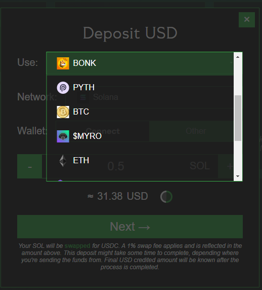 AionPoker's tweet photo. 🚨NEW DEPOSIT/WITHDRAWAL OPTIONS!

You can now use @bonk_inu @PythNetwork @MyroSOL and @BtcOnSolana to transact on our site!

Sign up and deposit now to join the games! 👇
https://t.co/yyQ0kMivGB 

Which other tokens should we add?! https://t.co/hyKI3Y8uut