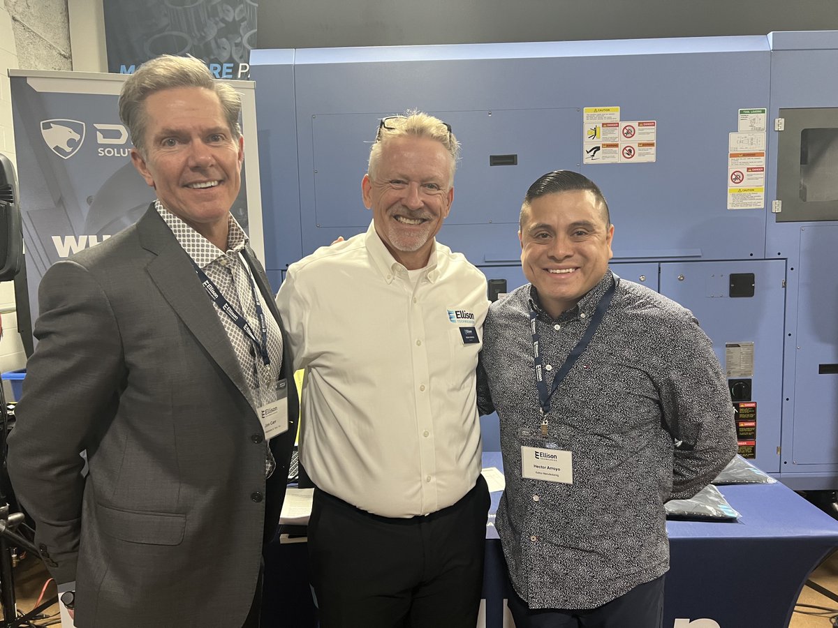 EllisonTech's tweet image. Packed house at our 5-axis Lunch and Learn in our Warrenville, IL office! Huge thanks to our insightful speakers, Jim Carr of CARR Machine &amp;amp; Tool, Inc., and Hector Arroyo of Ballco Manufacturing, Inc. 🌟 #5AxisLearning #PrecisionMachining #ellisontech #makemore
