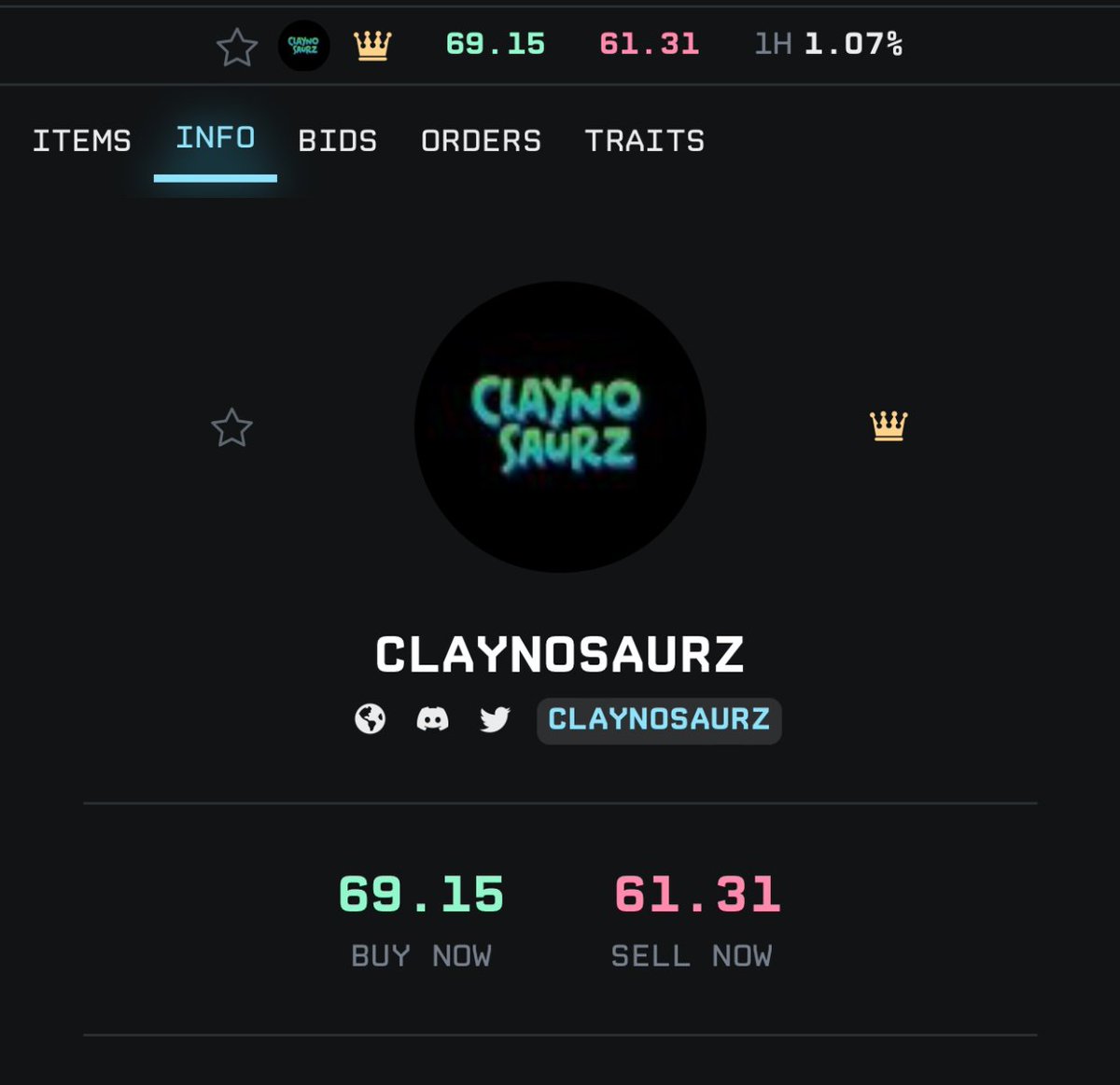Claynosaurz is the Alpha 🌋
Going to 100 SOL sooner than you think 🦕
Mass adoption has begun 🫡
