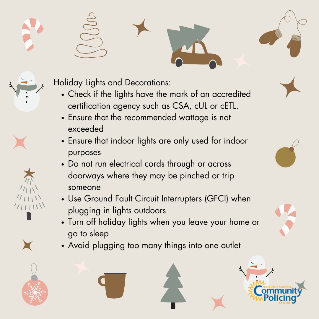 Here is how to keep your home safe this holiday season!

#hscpc #hastingssunrise #vpd #vancouver #holidaysafety #communitypolicing #christmas

Reference: canada.ca/en/health-cana…