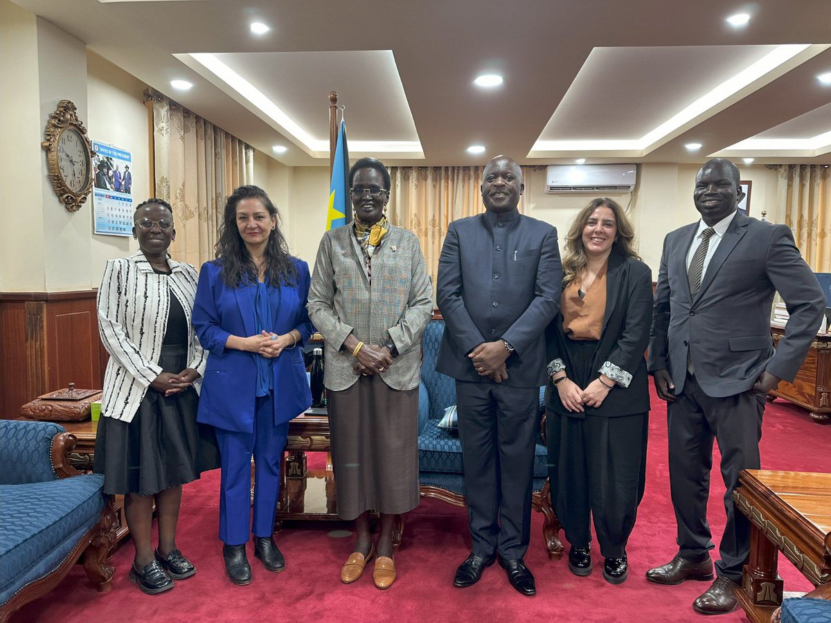 It was an honor to meet with #SouthSudan Vice-President @Mama_RNdeMabior. We agreed on the need to support women who play a crucial role in building the economy and fighting hunger.