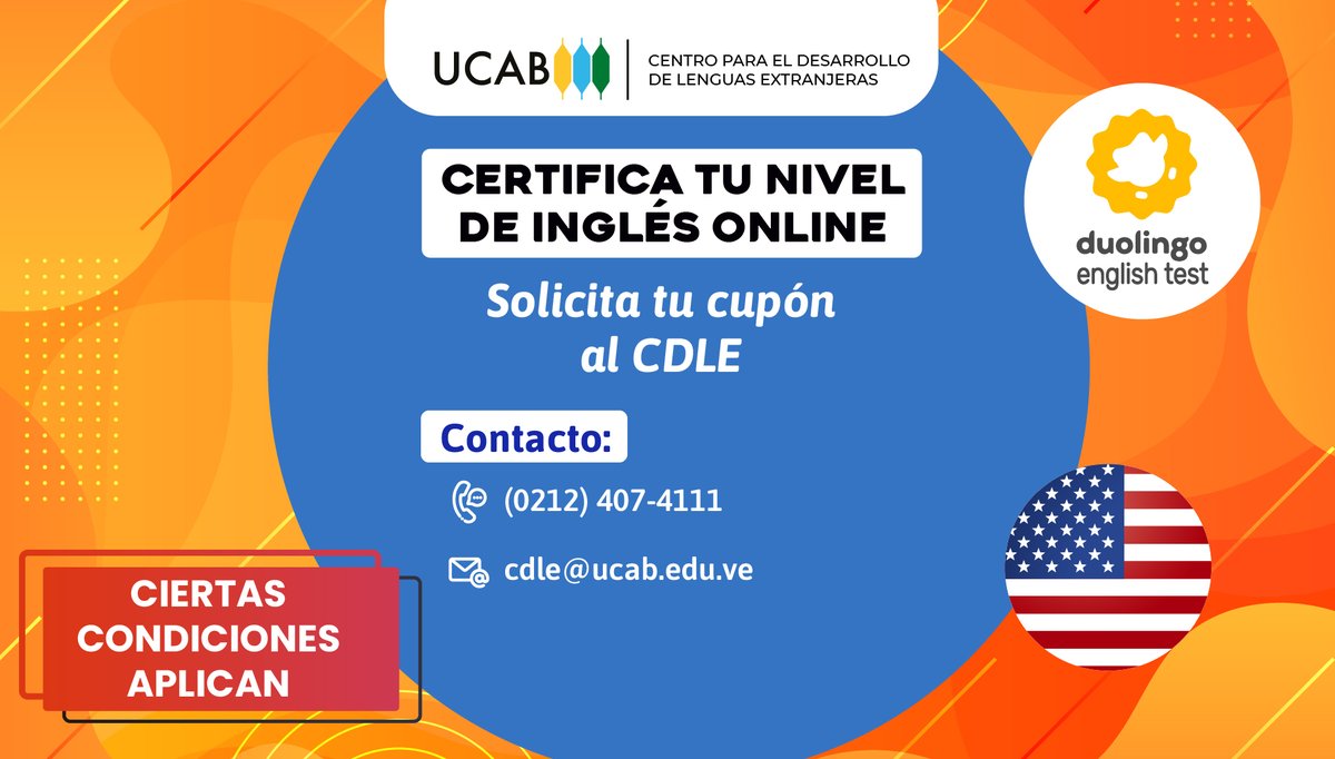 #Ucabista, aprovecha los #descuentos que ofrece nuestro aliado <a href="/fyrloisoficial/">Fyr Lois Language Institute</a>. 
Aprender inglés te permitirá mejores oportunidades laborales y conocer nuevas culturas.  

#CDLEUCAB

Mira los detalles en la imagen:
    ⬇️⬇️⬇️⬇️