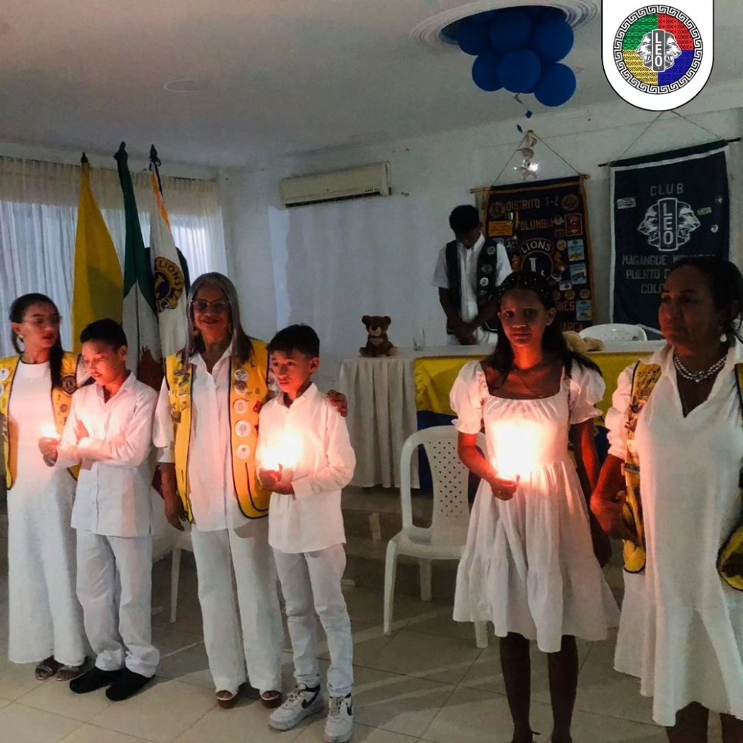 ColombiaLeo's tweet photo. Felicidades a los nuevos Leos del Club Leo Magangué Monarca. ¡Que su viaje leonístico esté lleno de éxitos y satisfacciones! 🎉🌍🤝 #NuevosLeos #DistritoMúltipleFLeo #ServicioVoluntario #ComunidadUnida https://t.co/uO1dRLK6BF