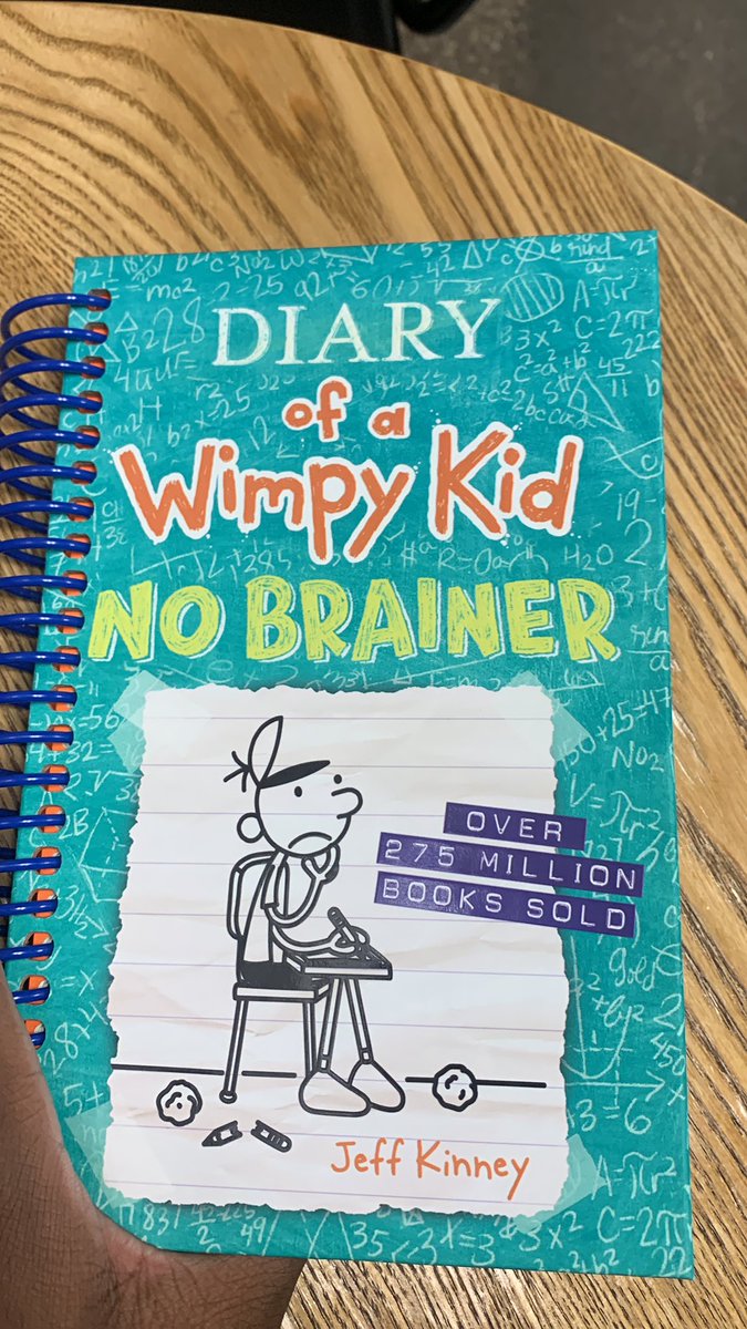 Shoutout to @wimpykid for this new book I always had been a big fan of dairy of the wimpy kid