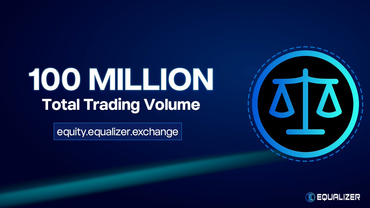 We've just hit a monumental milestone: surpassing 100 million in trading volume on EQUITY! 

This isn't just a number; it represents our significant contribution to the #Fantom network – at times fuelling up to 50% of the volume!

EQUITY, as an element of our Equosystem, has