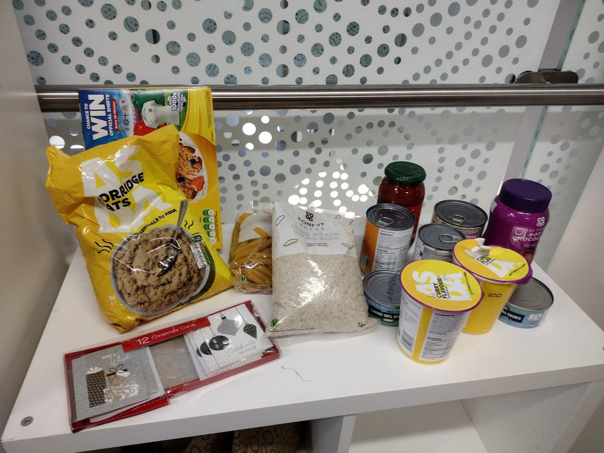 Spirituality & Faith (@covsfc) on Twitter photo A collection of foods items donated to the <a href="/CovSFC/">Spirituality & Faith</a> & @simplyfresh food bank at <a href="/covcampus/">Coventry University</a>
Hopefully these will go to some of those who really need it over the coming cold days. A collection of foods items donated to the <a href="/CovSFC/">Spirituality & Faith</a> & @simplyfresh food bank at <a href="/covcampus/">Coventry University</a>
Hopefully these will go to some of those who really need it over the coming cold days.
