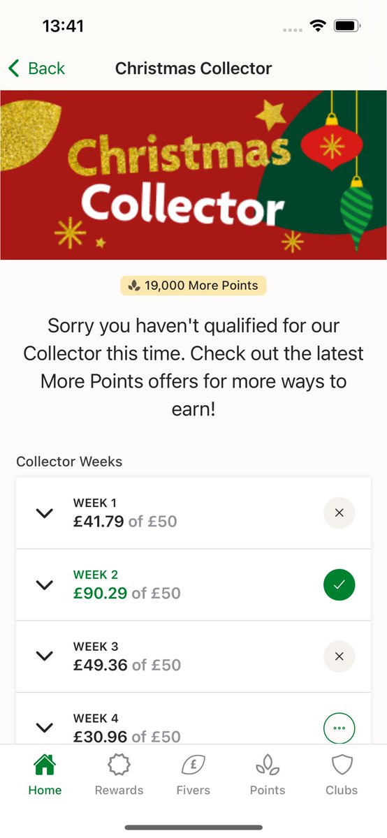 LauraJackHools's tweet photo. @Morrisons feeling it’s a little harsh that my Christmas collector has ended when I only 64p short, considering what we spent the previous week. Anyway it can be reinstated? Thank you https://t.co/wyKhLQAFKY