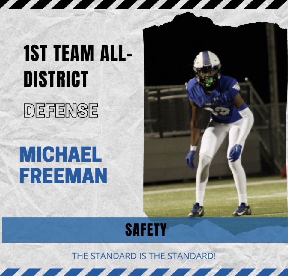 #AGTG Blessed to be named 1st Team all district safety.
<a href="/SummitFB/">Mansfield Summit High Football</a> 
<a href="/woodscoach1/">Coach Woods</a>