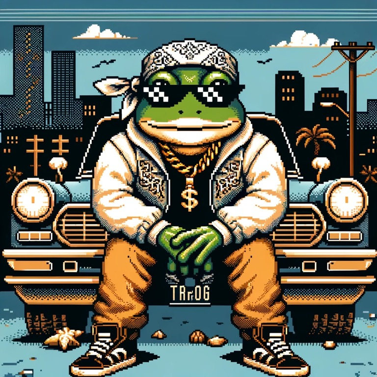 KlausenArt's tweet photo. $TROG – the coin that's making waves in the crypto streets. Don't miss the ride, it's gonna be legendary! 🌊🚀 $TROG #TROG #CryptoLegendary

#CRYPTO $SOL $BONK $SOBER $KART #cryptocurrency #nftart #nfts #SolanaCommunity #cryptocurrencies #Solana #sober #bonk
@thugfrogonsol https://t.co/vWDWVUAB3K