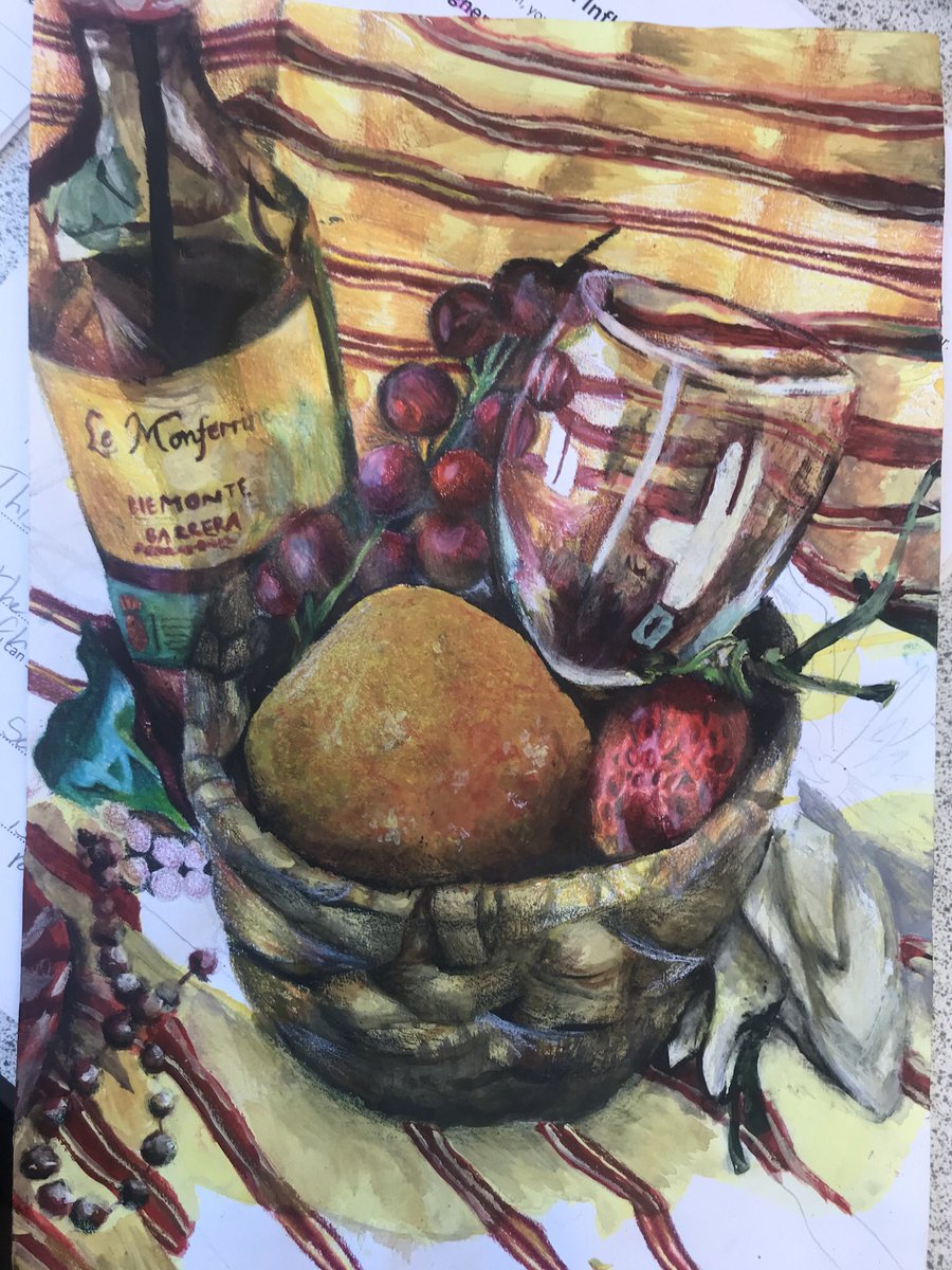 DHSArtDesDept's tweet photo. The most delicate Expressive painting by S4 Ava McM👌🏻 @DunfermlineHS https://t.co/5to9JUHhRK