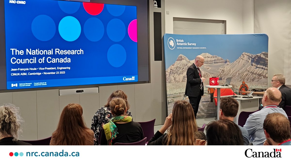 1/2: Last month, #NRCArcticNorthernProgram was at the Canada-Inuit Nunangat-United Kingdom Arctic Research Programme (CINUK) annual science meeting with our partners @ITK_CanadaInuit, @UKRI_News / @UKRI_NorthAmer, @POLARCanada, @ParksCanada, @FRQS1.