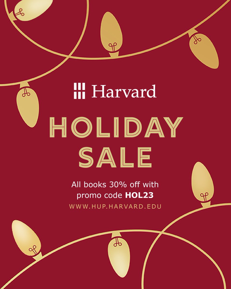 Do you know what would make a great holiday gift for the book lovers in your family? A copy of Learning to Imagine (hup.harvard.edu/books/97806742…), available from <a href="/Harvard_Press/">Harvard University Press</a> at a 30% discount with promo code HOL23!