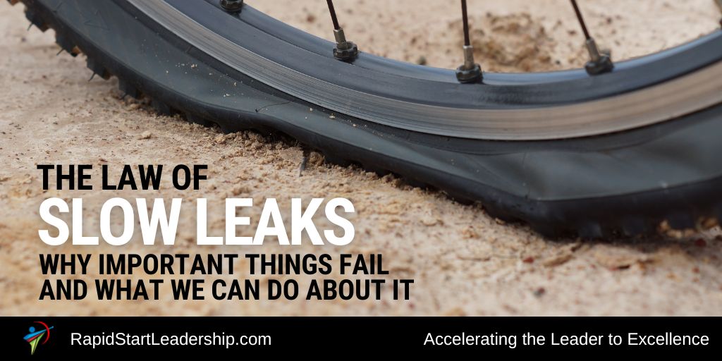 Everything important to us is leaking all the time.  Here's what to do about it.  buff.ly/3vdq7bC