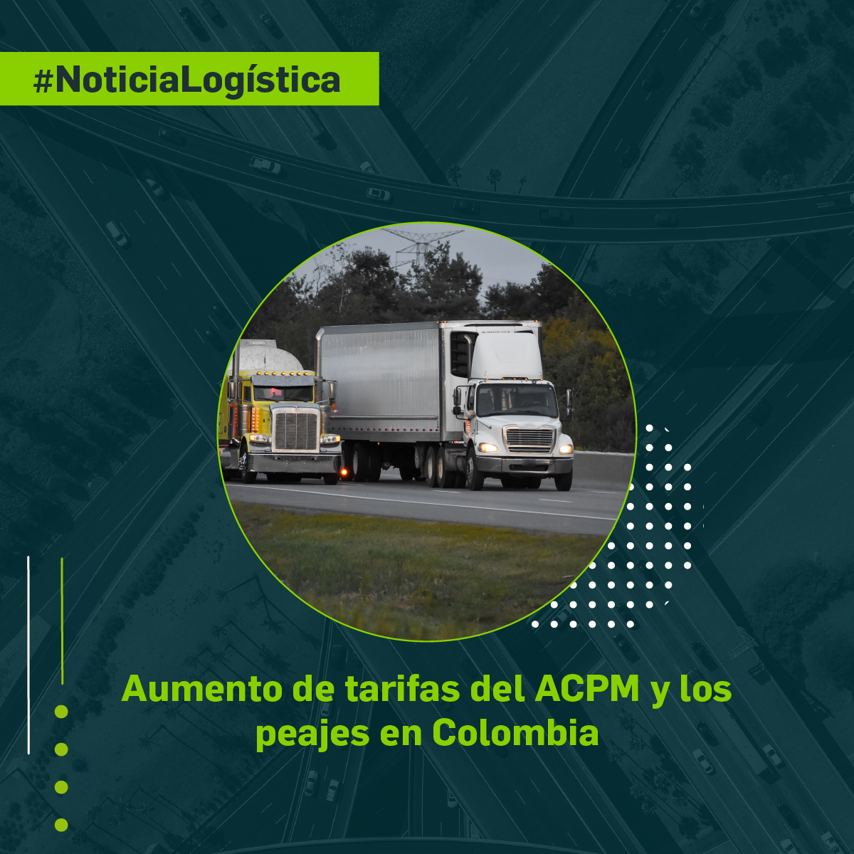 #NoticiaLogística

El <a href="/MinTransporteCo/">MinTransporte</a>  anunció un aumento gradual de las tarifas en peajes hasta julio de 2024.  Además, en febrero de 2024 iniciaría el alza en el precio del ACPM.

👉🏻Conoce todos los detalles de esta noticia aquí: zonalogistica.com/aumento-de-tar…