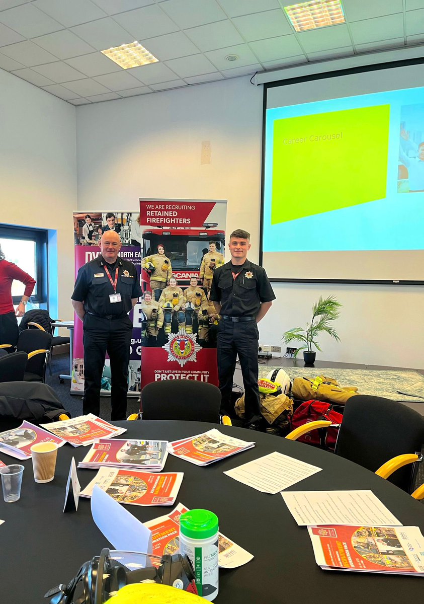 Attended a DYW Event (Developing the Young Workforce) involving Pupils from Aberdeenshire to promote the Values of Scottish Fire and Rescue Service should they choose this as a Career Path + discussed the valuable contribution On Call Firefighters give to their Local Communities.