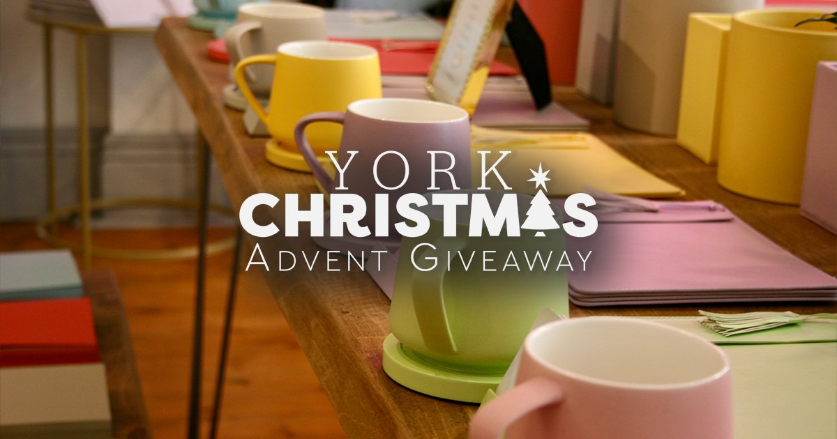 🎄 Day 6 of #VisitYorkAdvent Giveaway! 🎄

Win a personalised @AvoriumYork bundle - one personalised diary, one personalised notebook and one personalised mug and coaster set. 🎁

Enter on Instagram: instagram.com/visityork

Prize details & T&Cs: visityork.org/adventgiveaway…