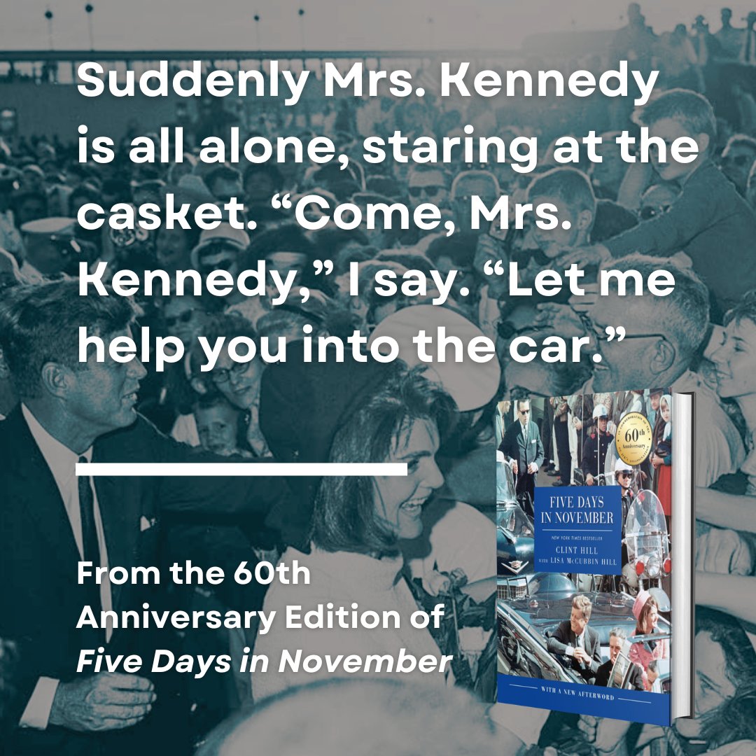 An excerpt from our new edition of FIVE DAYS IN NOVEMBER. For those of you who haven't heard, the book is back in stock at Amazon just in time for the book lovers and history enthusiasts on your gift list. #NeverForgetJFK amazon.com/Five-Days-Nove…