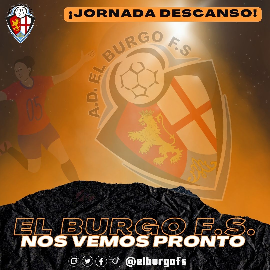 Esta semana toca descanso, disfrutad estos días y os esperamos a la vuelta con más ganas!!

AÚPA EL BURGO F.S. 💙❤️

#elburgodeebro #futsal #burgodeebro #futbolsala #zaragoza