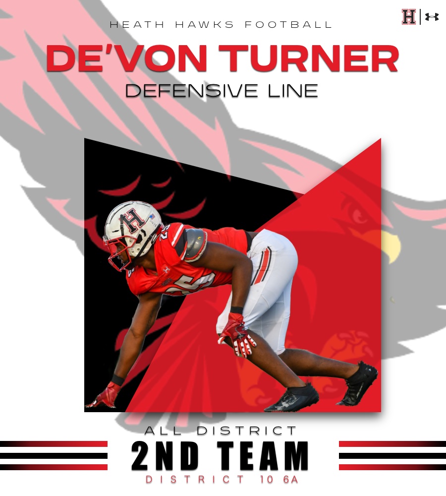 Congratulations to De'Von Turner for being selected 2nd Team All-District!

#SouthSide