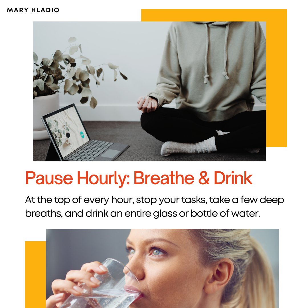 Time for your hourly wellness pause! Each hour, take a moment to stop, breathe deeply, and hydrate with a glass of water. Embrace a holistic approach to wellness for you and your family. Start with our free health evaluation here: bit.ly/healthevalfory…  #HydrationHabits