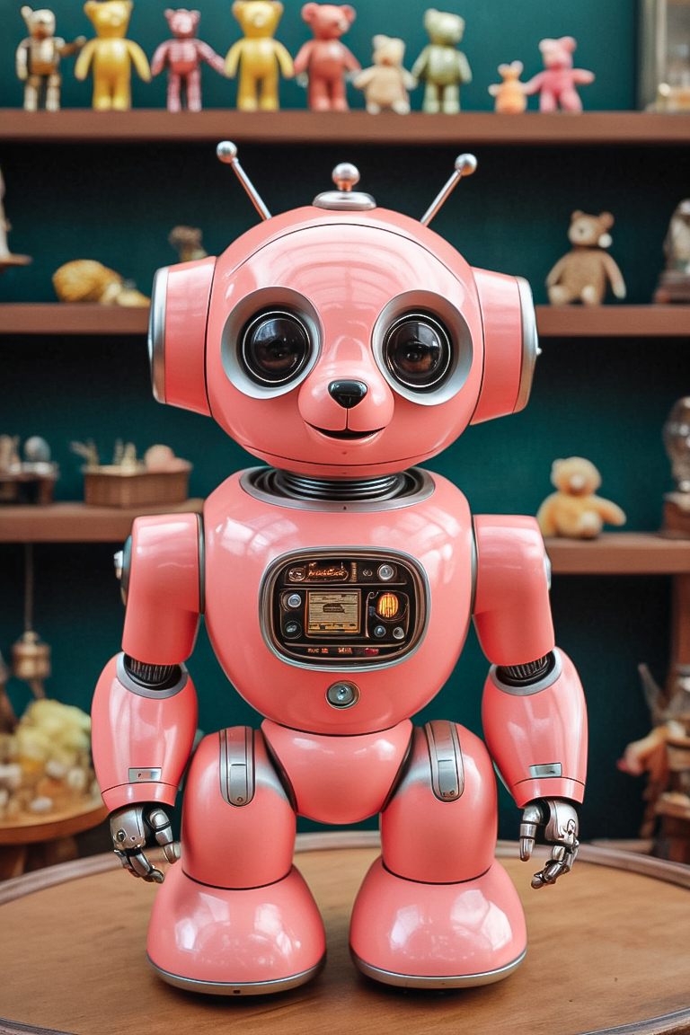 IvanBa_art's tweet image. Robot toys displayed in a vintage store

#cuterobots #airobots #AIArtCommuity #vintagestyle