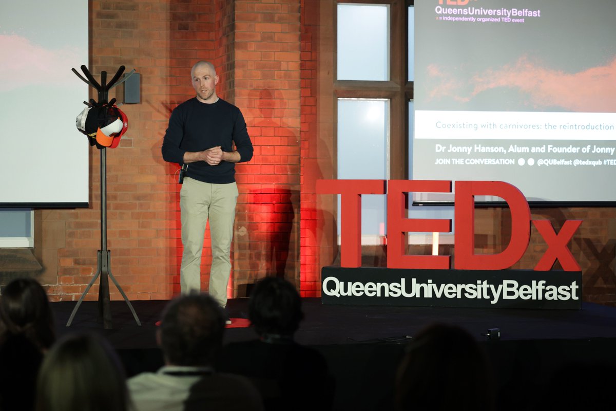 TEDxQueensUniversityBelfast (@tedxqub) on Twitter photo Our final speaker is Dr <a href="/jonnyhhanson/">Dr Jonny Hanson</a>, <a href="/qubalumni/">Queen's Alumni đ</a> who will give his #TEDxTalk âCoexisting with carnivores: the reintroduction debateâ.
<a href="/QUBelfast/">Queen's University Belfast đ</a> | <a href="/QUBEngagement/">Queenâs University Civic Engagement</a> | <a href="/PWC_UK/">PwC UK</a> Our final speaker is Dr <a href="/jonnyhhanson/">Dr Jonny Hanson</a>, <a href="/qubalumni/">Queen's Alumni đ</a> who will give his #TEDxTalk âCoexisting with carnivores: the reintroduction debateâ.
<a href="/QUBelfast/">Queen's University Belfast đ</a> | <a href="/QUBEngagement/">Queenâs University Civic Engagement</a> | <a href="/PWC_UK/">PwC UK</a>