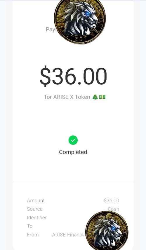 AnOnsf0rAmeRiCa's tweet photo. ARISE X Token Payouts have started.....
#5KinBonuses
#MerryChristmas2023
#GetTokens
#WhosNext
#TwitchStreamers
#cashapp
#Bitcoin
#CHIME
#Wednesday https://t.co/FWKC7F6YWw