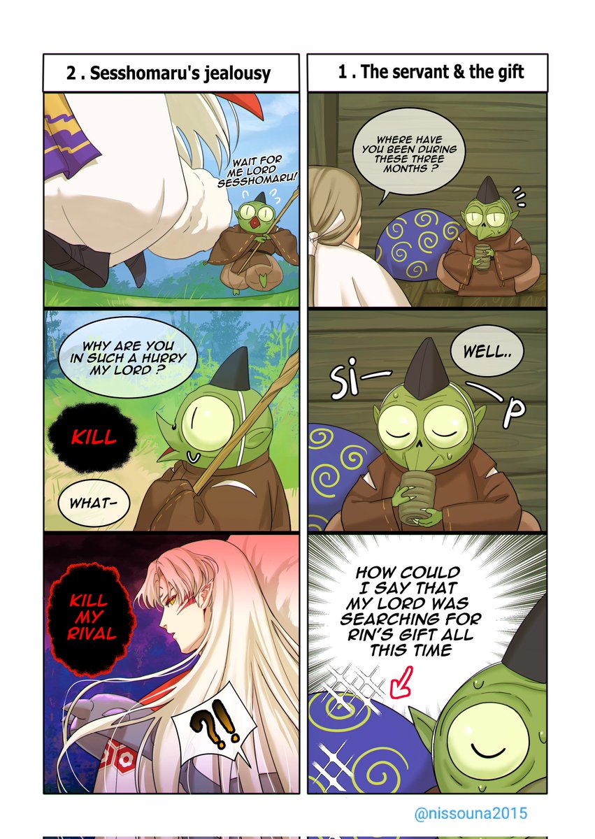 SessRin One-shot [ 2/2 ]
⚠️ No repost please⚠️
#sesshomaru #sessrin #殺りん
#殺生丸 #杀铃