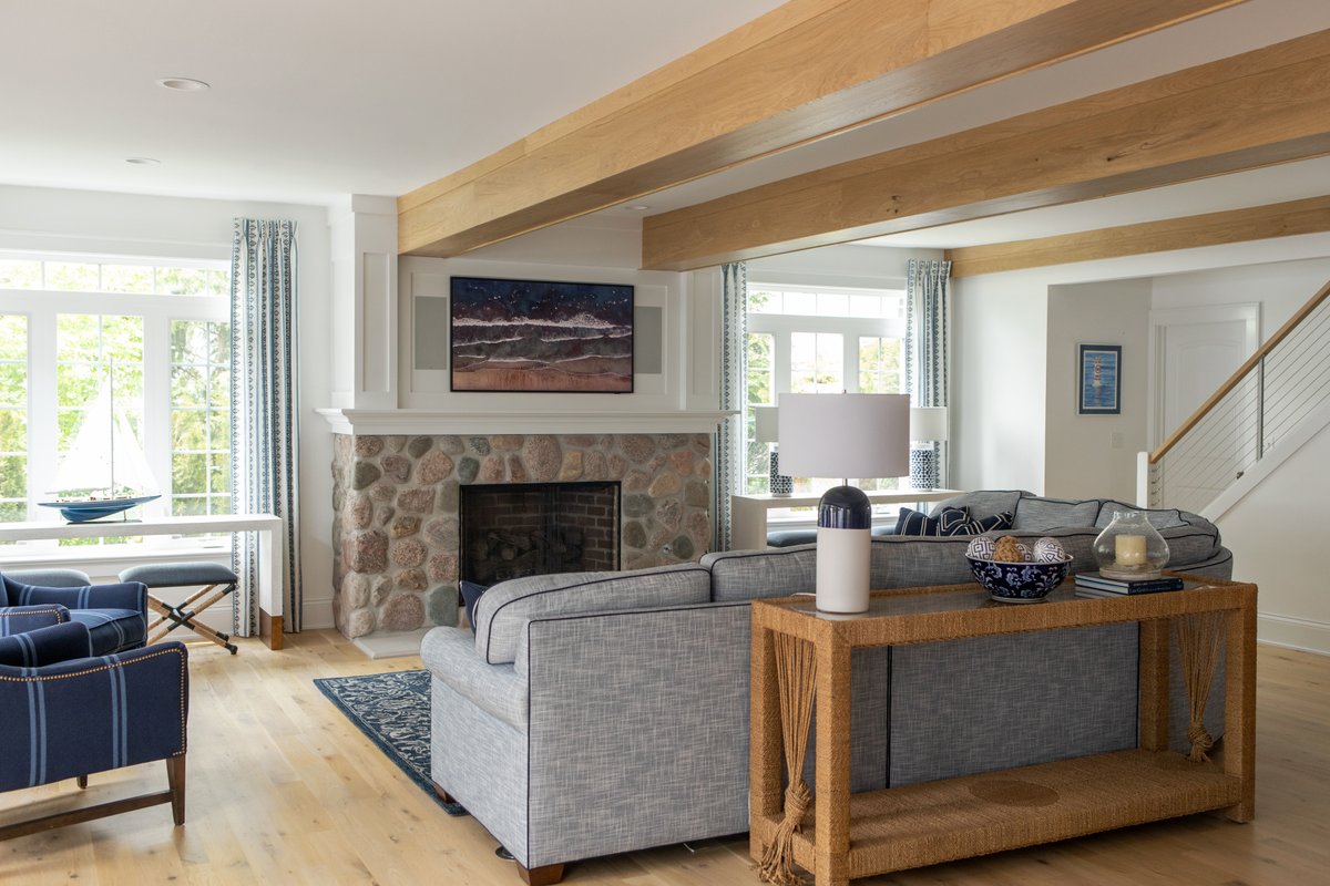 Let’s chat.  Nothing brings people together like the perfect home.  A wall of windows for natural light, a stone fireplace for warmth and natural wood to wrap you in comfort.
#shannawolfsphotography
#annkottlerhome
#corporatecontractorsinc