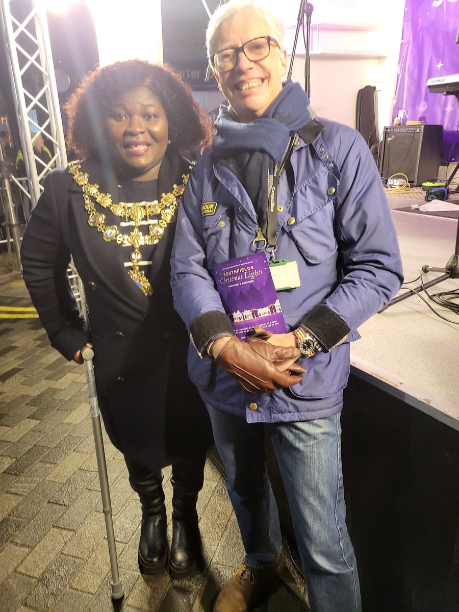 Great evening for the Southfields Christmas lights switch-on! 
Thanks to Madam Mayor of Wandsworth for attending &amp; All England Club for their sponsorship.
Fab choirs from our schools &amp;  stalls from local businesses made it feel really festive!