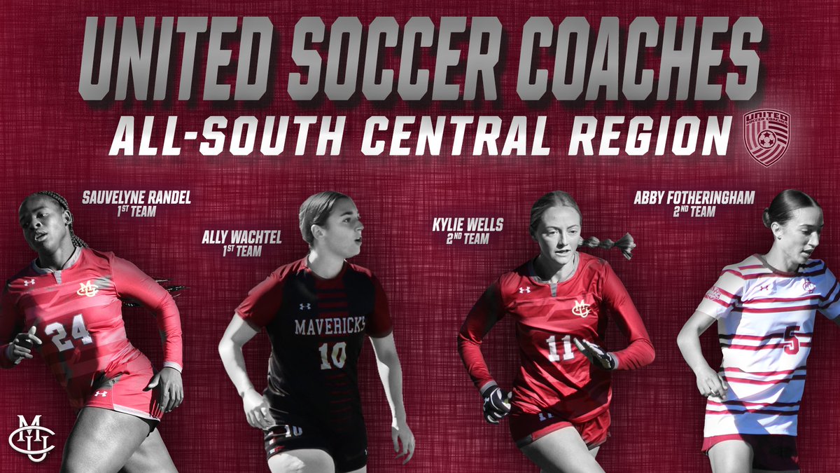 Congratulations to our United Soccer Coaches All-South Central Region team selections🤘

#MavUp // #RumbleMavs