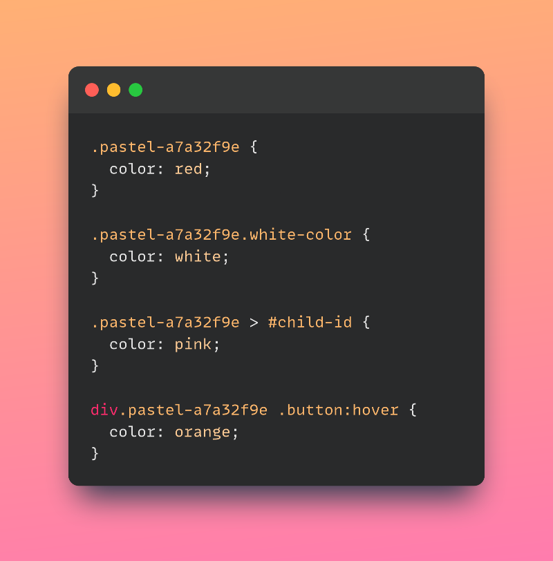 martindaone's tweet photo. Just introduced full support for nested selectors to @pastelcss 🎉
Follow to stay updated, it'll be worth it! 🚀
#reactjs #cssinjs #css #pastelcss https://t.co/XY8QofS4EX