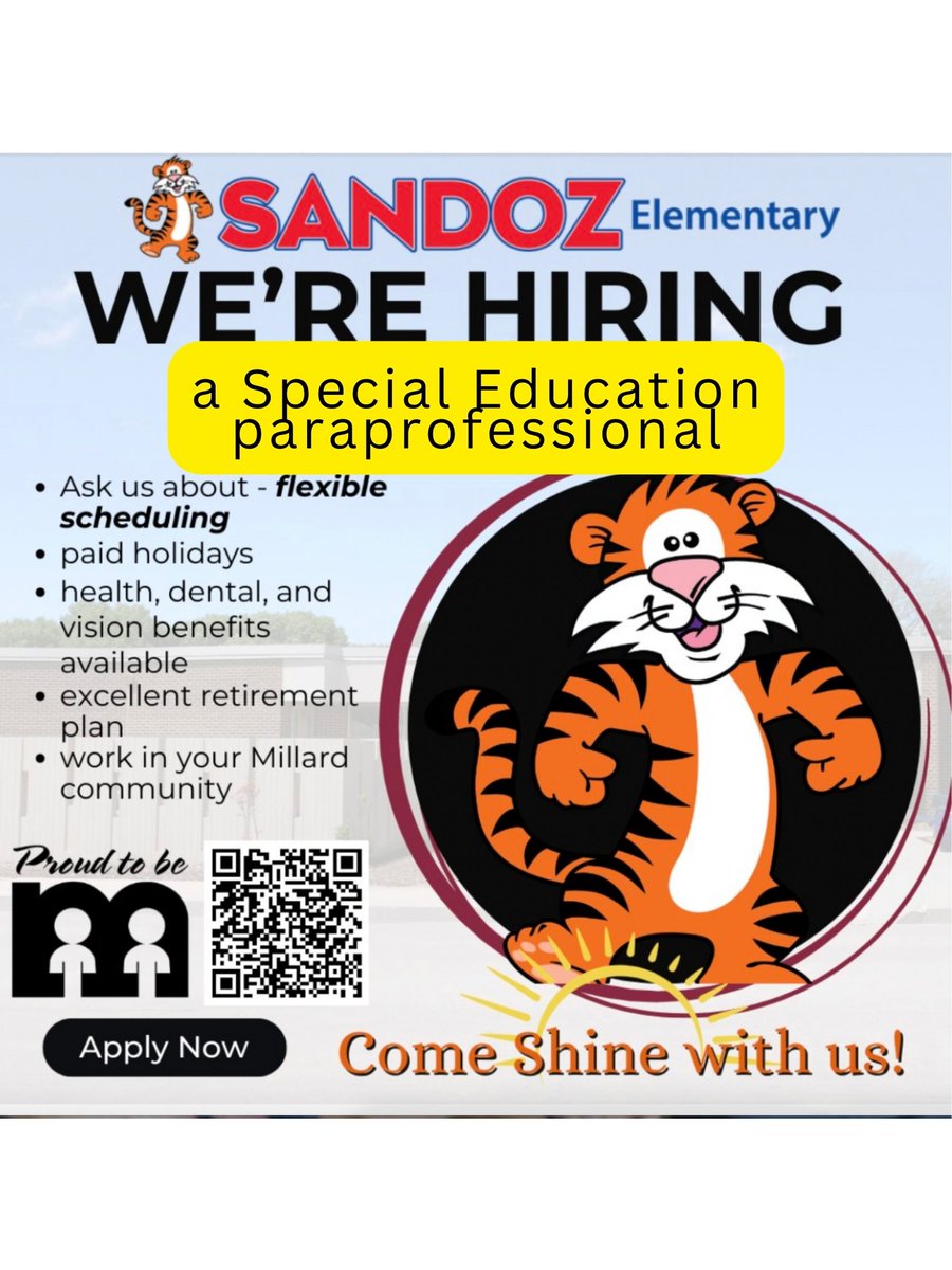 We are still looking for someone to join our wonderful team.